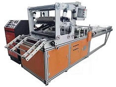 KTPP700-5 automatic PP intermittent gluing and wave receiving production line