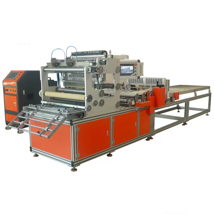 KTFP700-6 Automatic Foam hot melt adhesive Intermittent Gluing and Wave Receiving Production Line